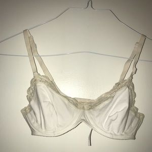 Free People Underwire Bra (white/cream)